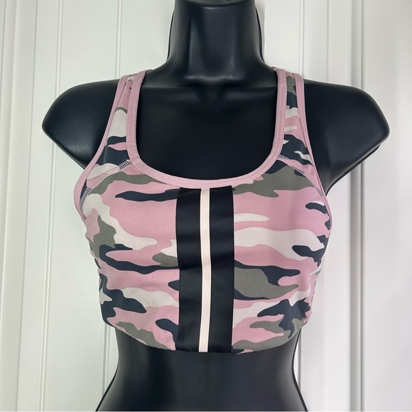 PINK Victoria's Secret Other - Victoria’s Secret PINK Camo Ultimate Unlined Sports Bra Medium Support Small S